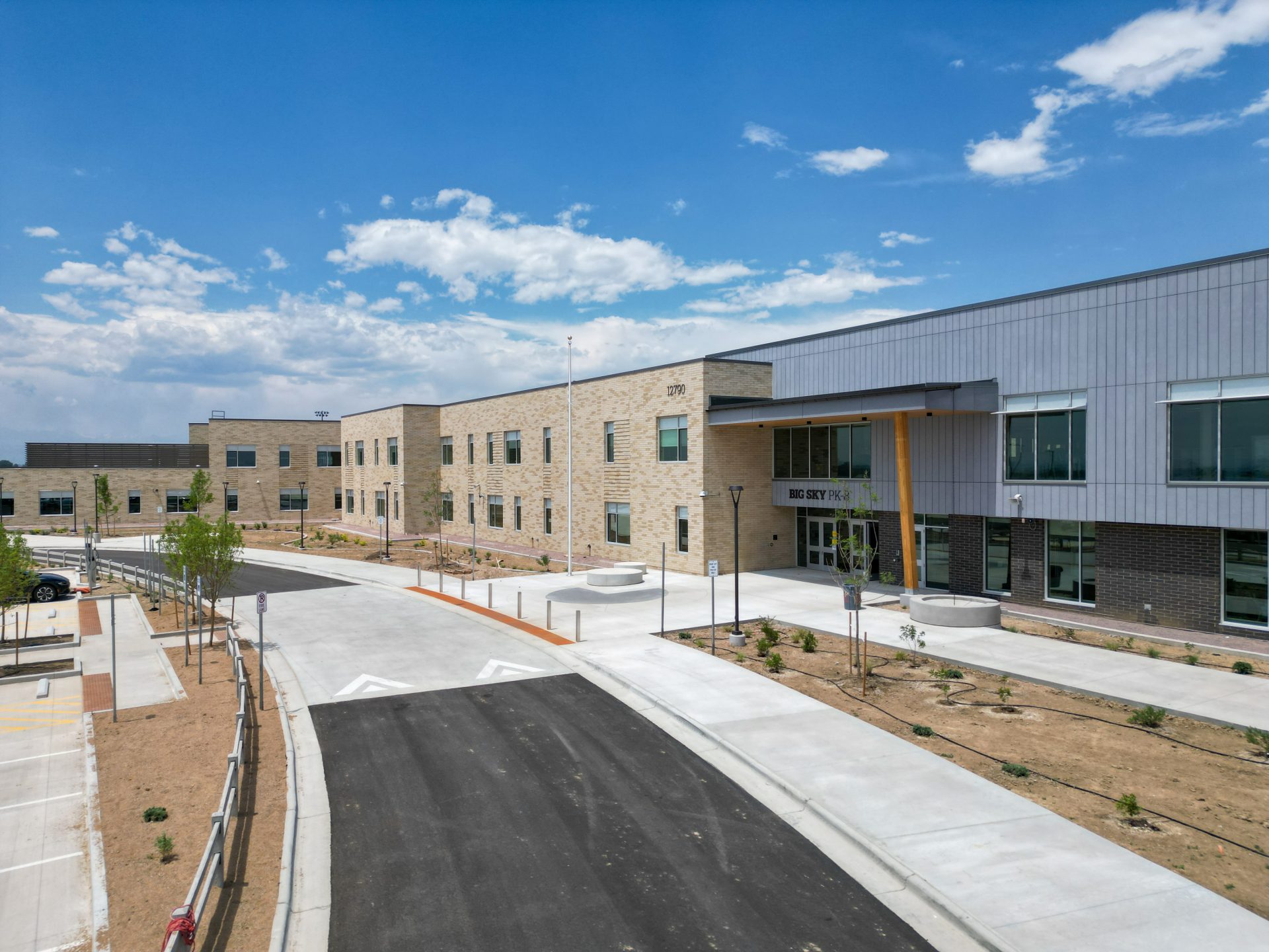 Exterior image of Big Sky building